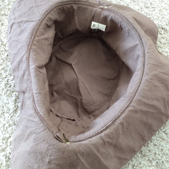 Brown Leather Floppy Hat - Picture 5 of 9